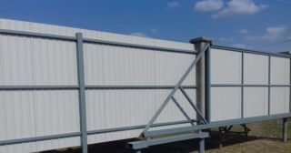 Купить откатные ворота на сваях Новоуральск, цена от 2791 руб.